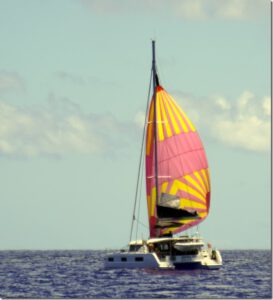 Mit dem Katamaran auf dem Atlantik