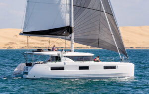 Katamaran auf Transatlantik-Törn zwischen Tortola und Azoren